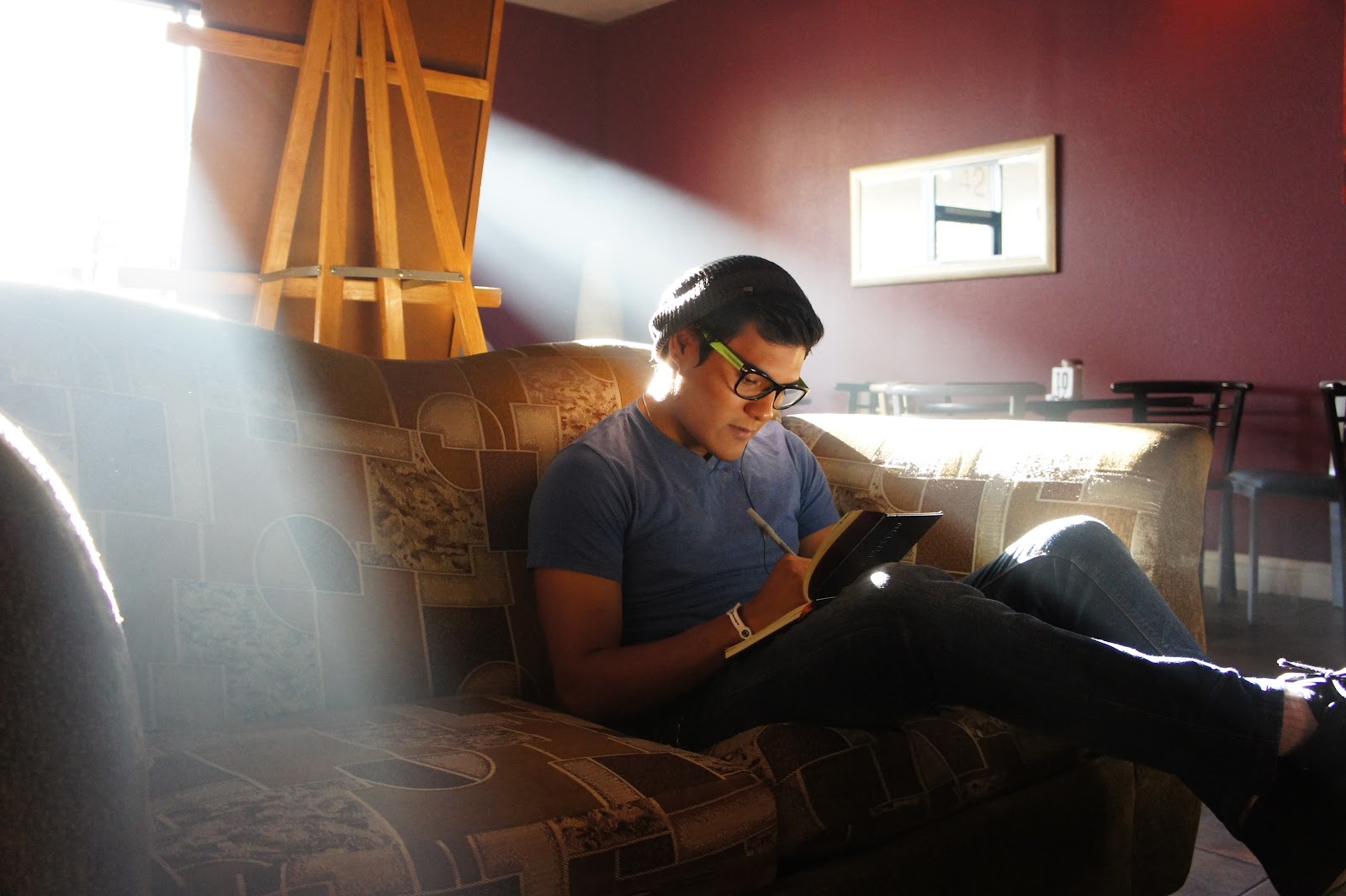 Documentary photograph capturing a real moment on location