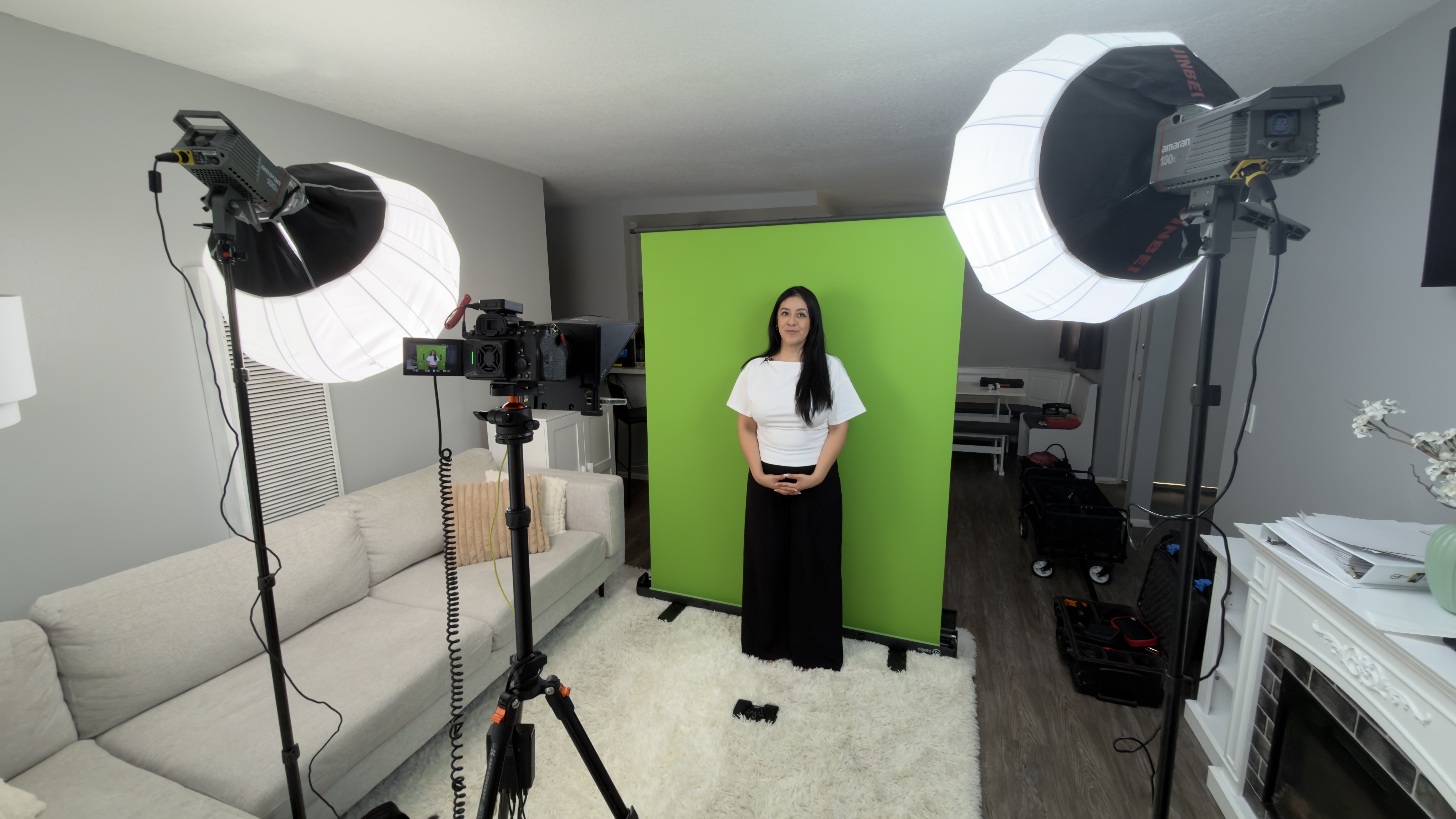 Building a Green Screen Studio in a Living Room
